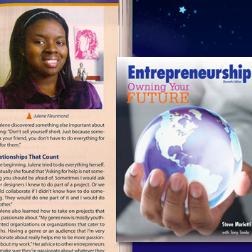 Feature in NFTE Entrepreneurship Textbook